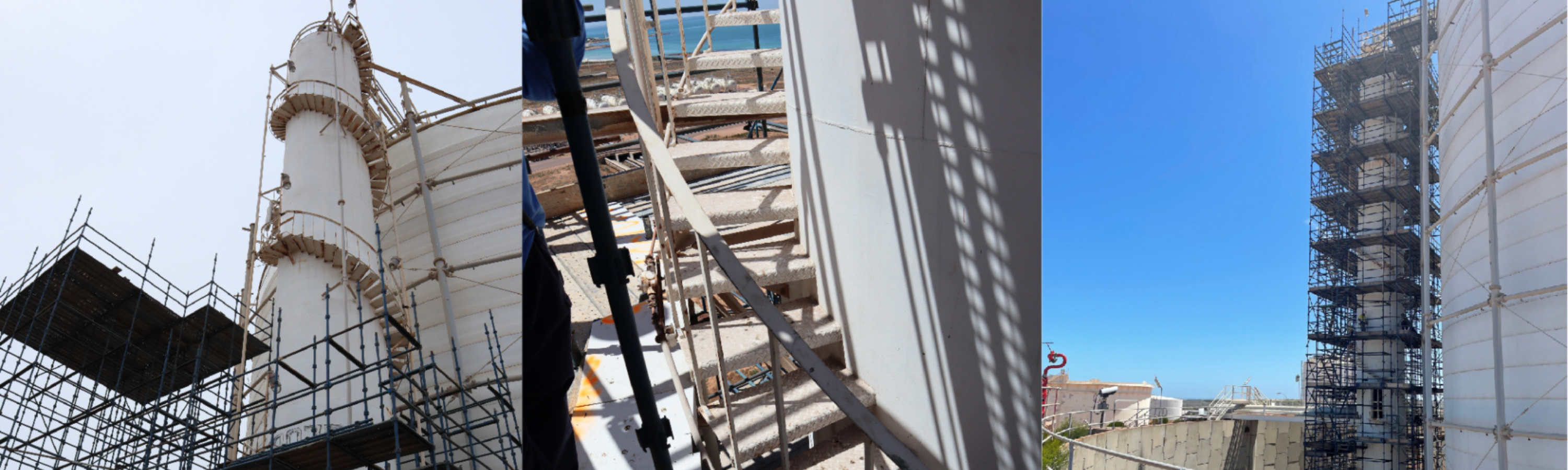 Remediation of Access Towers to RLPG Tanks