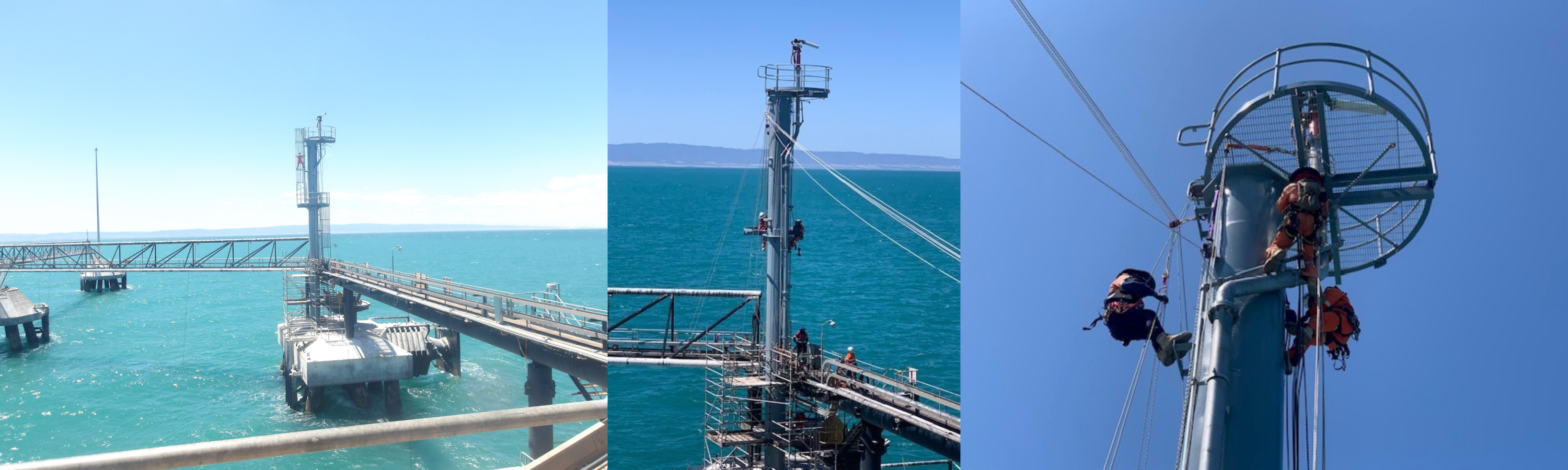Jetty Fire Monitor Dolphin Tower East Remediation