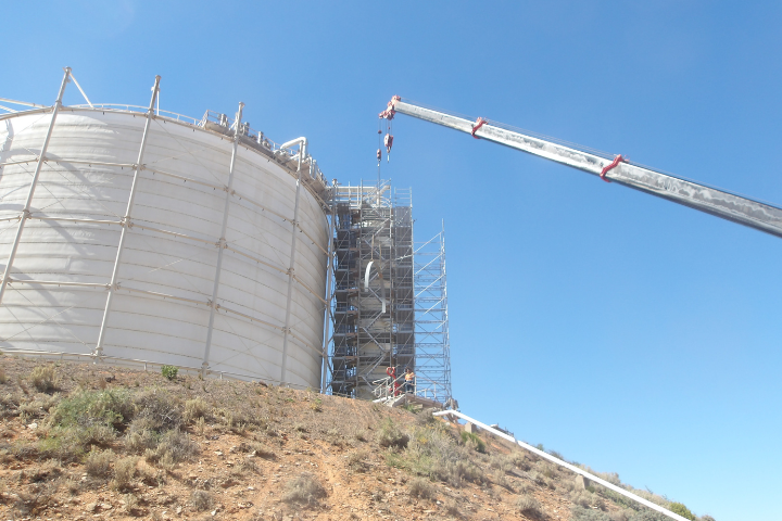 Tank 2307A Access Tower Lower Strake Annular Remediation